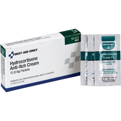 First Aid Only, Inc  Hydrocortisone Cream, 12/BX, White