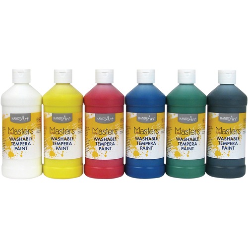 PAINT,TEMPERA,WASH,16OZ,6CT