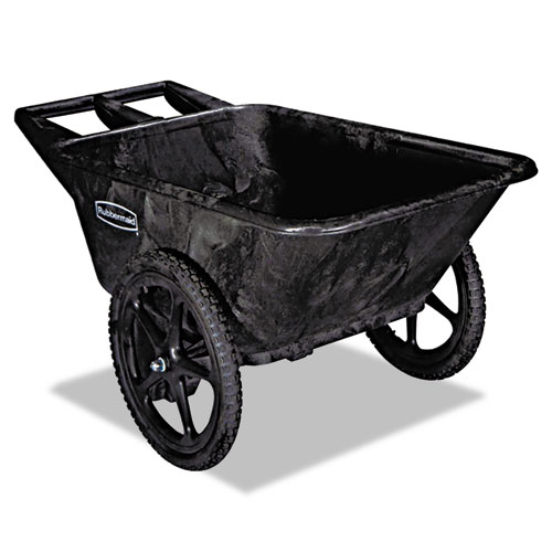 BIG WHEEL AGRICULTURE CART, 300-LB CAPACITY, 32.75W X 58D X 28.25H, BLACK