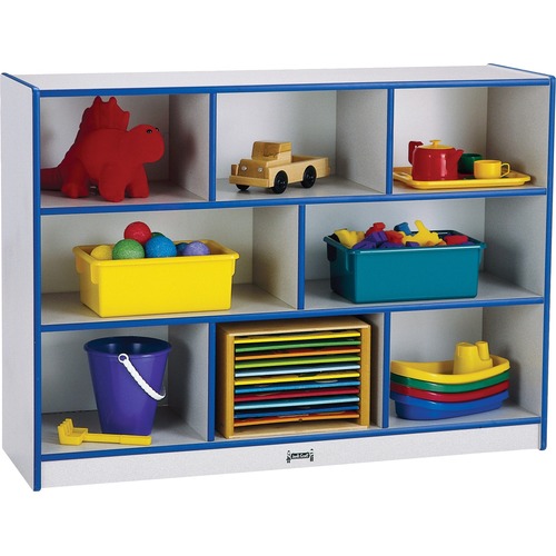 Jonti-Craft, Inc.  Mobile Single Storage,Super Sized,35.5"x48"x15",Navy