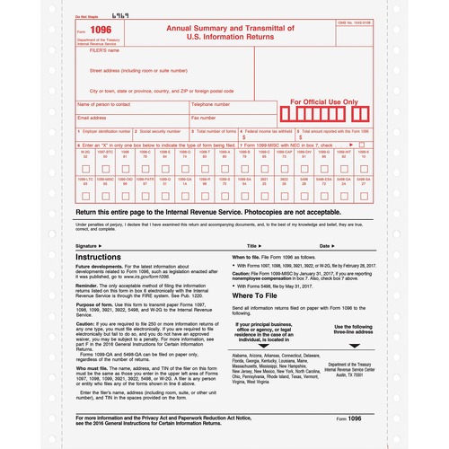 FORM,TAX,1096,CARBONLESS