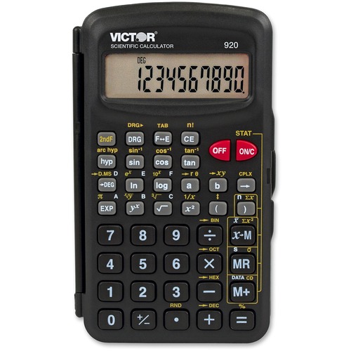 920 Compact Scientific Calculator With Hinged Case,10-Digit, Lcd