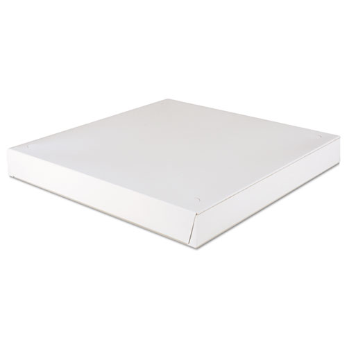 PAPERBOARD PIZZA BOXES,16 X 16 X 1.88, WHITE, 100/CARTON