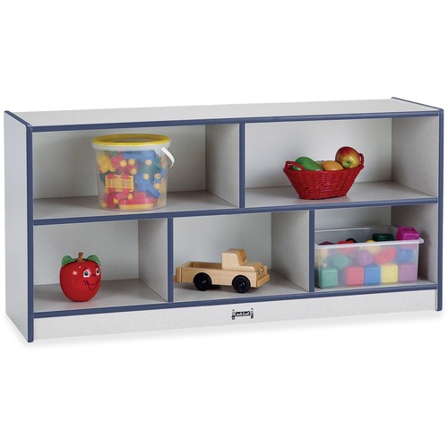 Jonti-Craft, Inc.  Mobile Storage Unit,Toddler,24-1/2"x48"x15",Navy