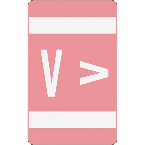 LABEL,ACCS,"V",PINK,100CT