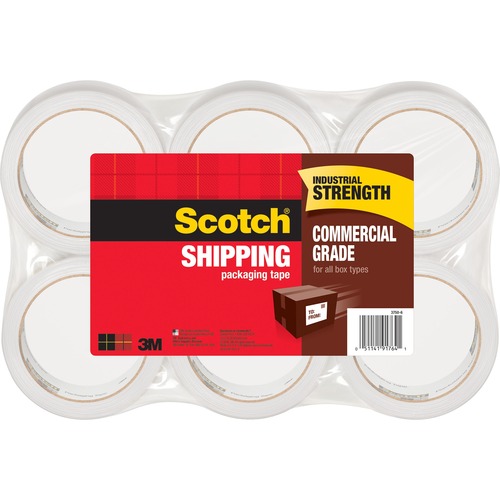 TAPE,PKG,COMMERCIAL,6PK,CL