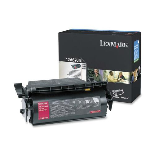Lexmark 12A6765 Black OEM Toner Cartridge