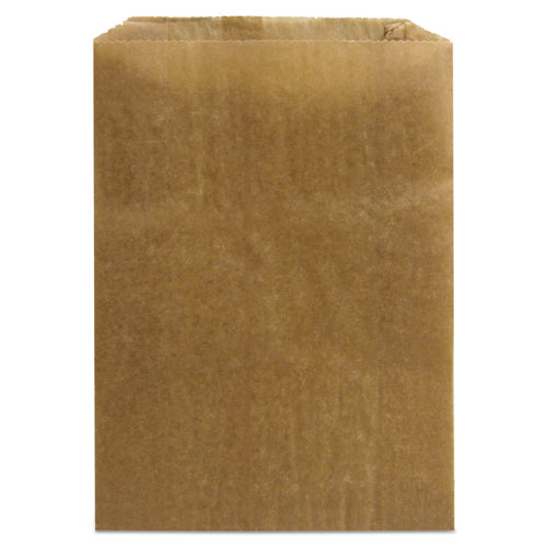 NAPKIN RECEPTACLE LINERS, 7.5" X 3" X 10.5", BROWN, 500/CARTON