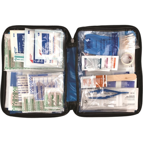 First Aid Only, Inc  First Aid Kit, 138 Pc, Fabric, Blue