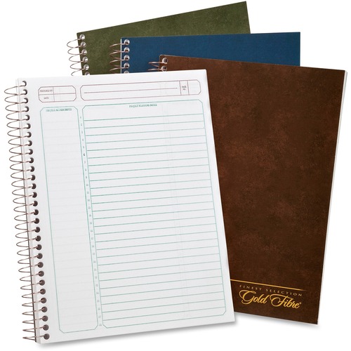 Tops  Wirebound Project Planner,84 Sheets,9-1/2"x7-1/4",AST