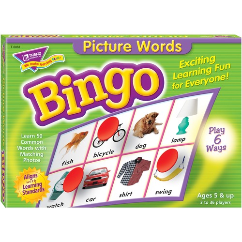 GAME,BINGO,PICTURE WORDS