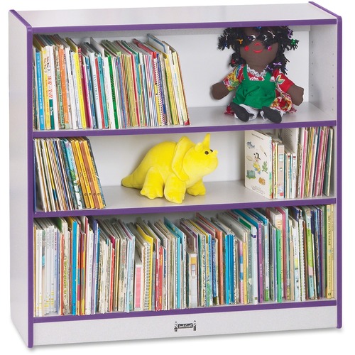 Jonti-Craft, Inc.  Bookcase, Short, 36"x36.5"x11.5", Purple