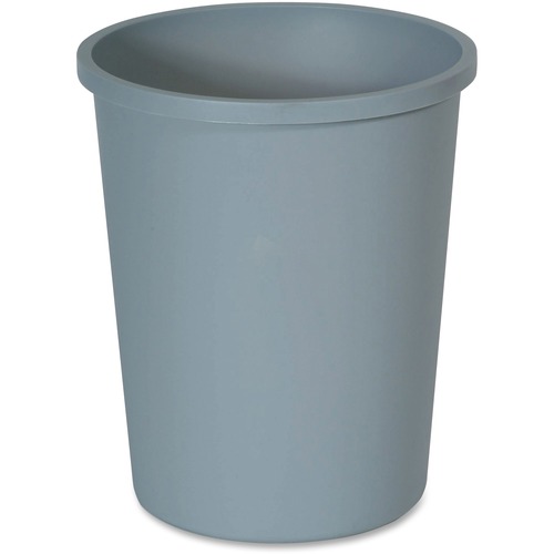 UNTOUCHABLE WASTE CONTAINER, ROUND, PLASTIC, 11 GAL, GRAY