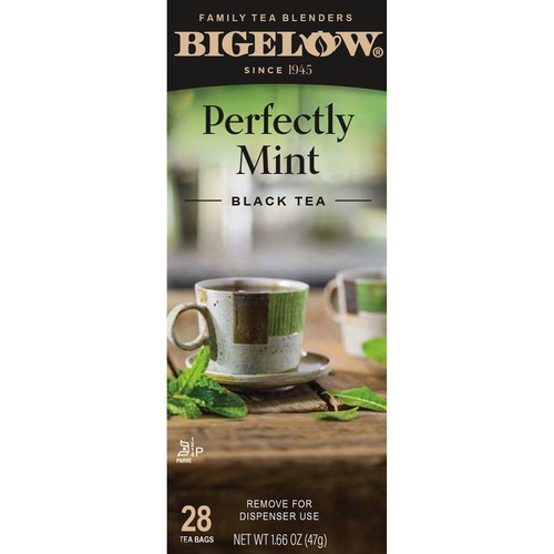 Bigelow  Mint Black Tea, 8oz., 28/BX, Multi