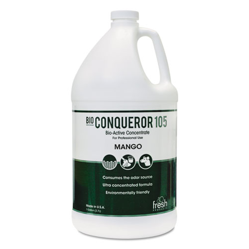 BIO CONQUEROR 105 ENZYMATIC ODOR COUNTERACTANT CONCENTRATE, MANGO, 1 GAL, 4/CARTON