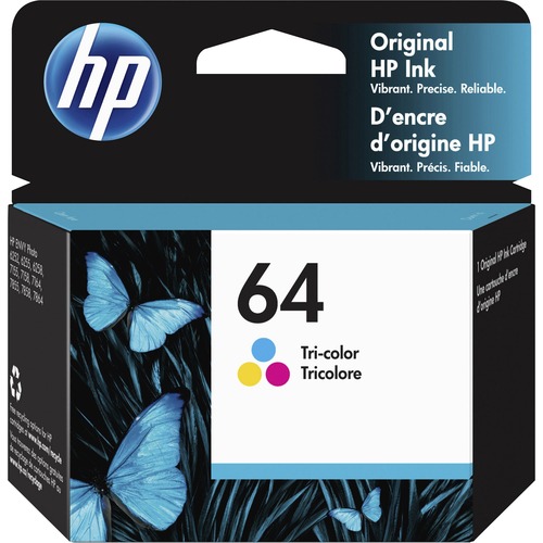 HP N9J89AN (HP 64) Tri-Color OEM Ink Cartridge