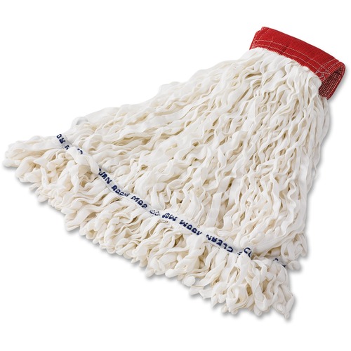 Rubbermaid Commercial Products  Specialty Mop, f/Clean Rooms, 5" Headband, 20oz, 12/CT, WE