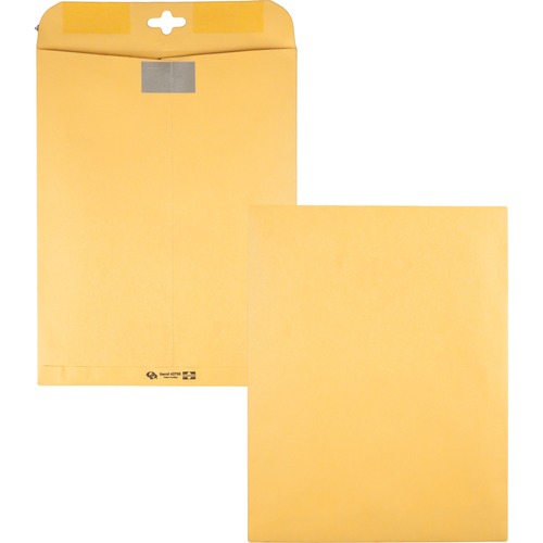 POSTAGE SAVING CLEARCLASP KRAFT ENVELOPE, #97, CHEESE BLADE FLAP, CLEARCLASP CLOSURE, 10 X 13, BROWN KRAFT, 100/BOX