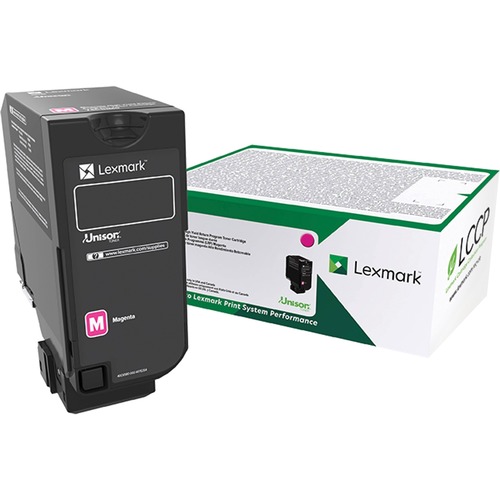 Lexmark 74C0HMG (TAA Compliant Version of 74C1HM0) Magenta OEM High Yield Toner Cartridge