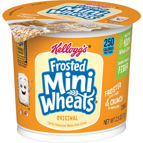 Breakfast Cereal, Frosted Mini Wheats, Single-Serve, 6/box