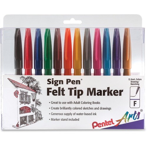 PEN,SIGNING,FINE,AST,12PK