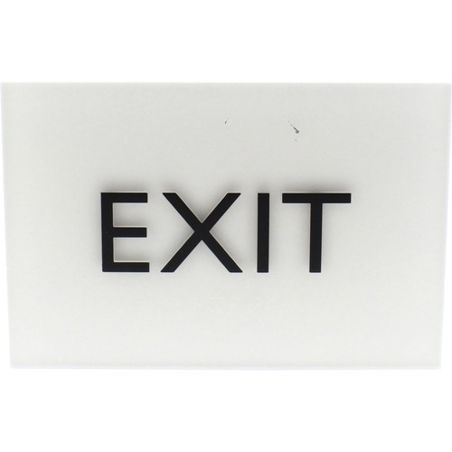 SIGN,4.5X6.75,ADA,EXIT,LG