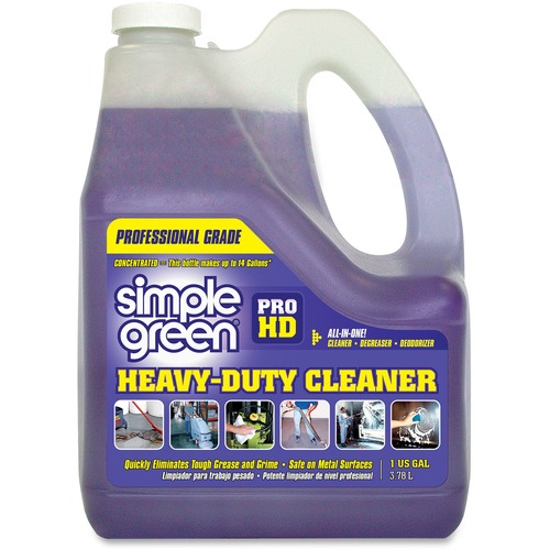 Pro Hd Heavy-Duty Cleaner, Unscented, 1 Gal Bottle, 4/carton