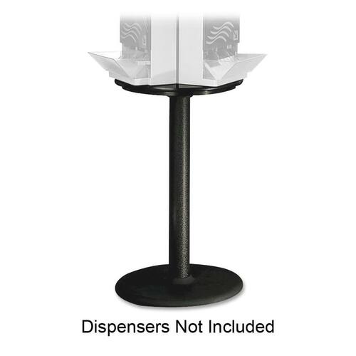 Dixie Foods  Display Stand Base, f/Cutlery, 18-1/4"Diax29-1/2"H, Black