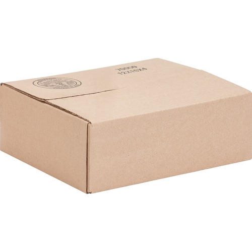 The Packaging Wholesalers  Shipping Carton, 200 lb, 12"Wx10"Lx4"H, 25/PK, Kraft