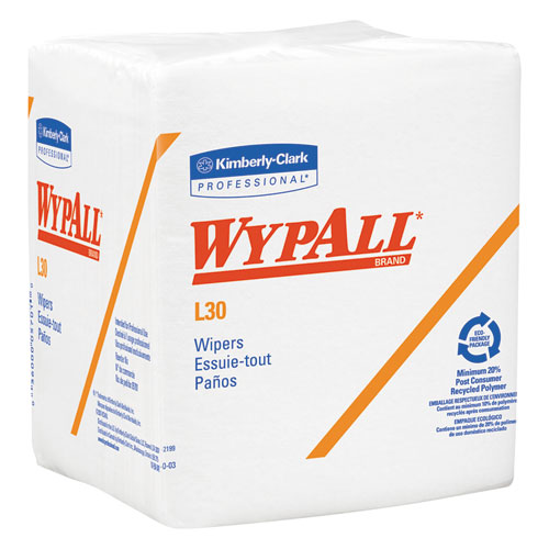 L30 Towels, Quarter Fold, 12 1/2 x 12, 90/Polypack, 12 Polypacks/Carton