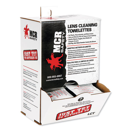 LENS CLEANING TOWELETTES, 100/BOX, 10 BOXES/CARTON