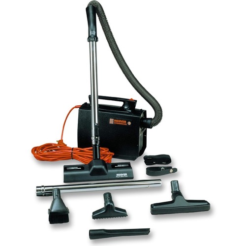 Hoover  Vacuum Cleaner,7.4 Amps,10" W Nozzle,33-1/2' Cord,BK/OE