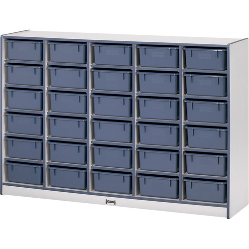 Jonti-Craft, Inc.  Mobile 30 Tub Storage,w/o Bins,42"x60"x15",Navy