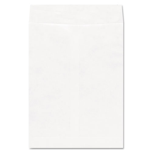 DELUXE TYVEK ENVELOPES, #10 1/2, SQUARE FLAP, SELF-ADHESIVE CLOSURE, 9 X 12, WHITE, 100/BOX