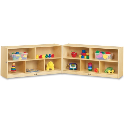 Jonti-Craft, Inc.  Fold-n-Lock Storage, Mobile, Toddler,24-1/2"x96"x15",Baltic