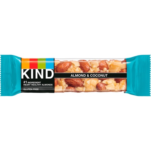 Fruit And Nut Bars, Almond And Coconut, 1.4 Oz, 12/box