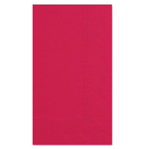 Dinner Napkins, 2-Ply, 15 X 17, Red, 1000/carton