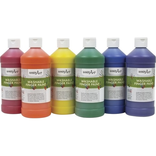 PAINT,FINGER,16OZ,AST,6CT