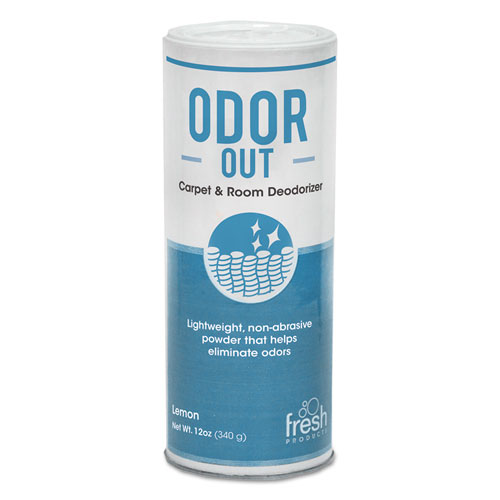 ODOR-OUT RUG/ROOM DEODORANT, LEMON, 12 OZ SHAKER CAN, 12/BOX