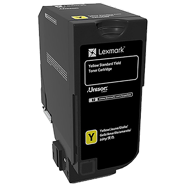 Lexmark 74C0S40 Yellow OEM Toner Cartridge