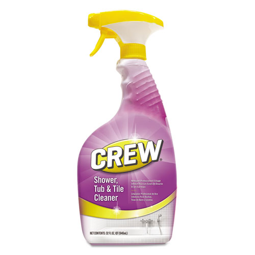 CREW SHOWER, TUB AND TILE CLEANER, LIQUID, 32 OZ