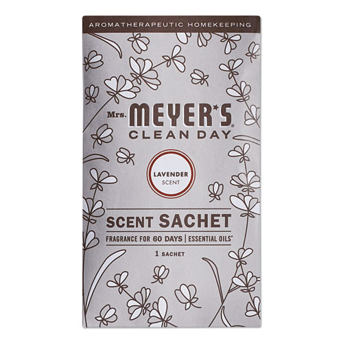 CLEAN DAY SCENT SACHETS, LAVENDER, 0.05 LBS SACHET, 18/CARTON