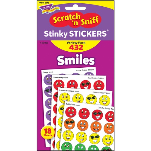 STICKERS,STNKY,SMILES,432PC