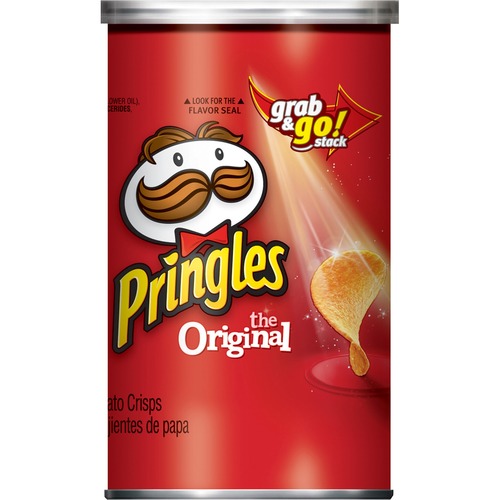 Keebler Co.  Pringles, Cheddar cheese, Grab/Go Can, 2.36oz, 12/CT