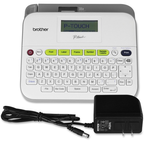 PT-D400AD VERSATILE, EASY-TO-USE LABEL MAKER WITH AC ADAPTER, 5 LINES, 7.5 X 7 X 2.88