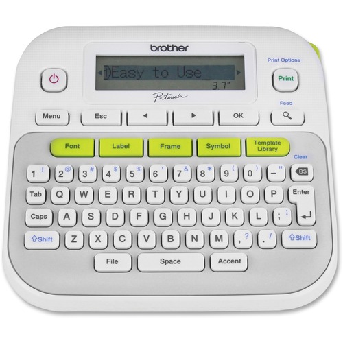 PT-D210 EASY-TO-USE LABEL MAKER, 2 LINES, 6.25 X 6 X 2.75