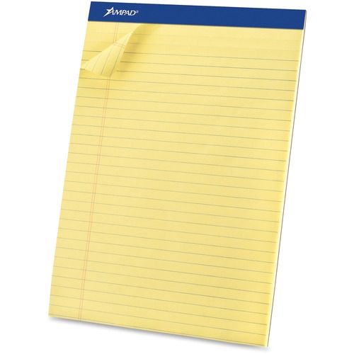 Tops  Perforated Pad, Legal, 50 Sheets/Pad, 8-1/2"x11-3/4", CY