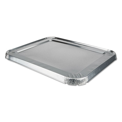 ALUMINUM STEAM TABLE LIDS FOR ROLLED EDGE HALF SIZE PAN, 100 /CARTON