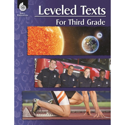 Shell Education Teacher Created Materials  Leveled Texts for Third Grade, 144-Page, 8-1/2"Wx11"H, Multi