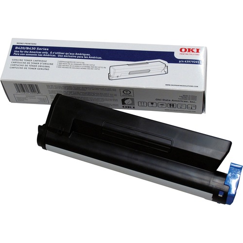 Okidata 43979201 Black OEM Laser Toner Cartridge